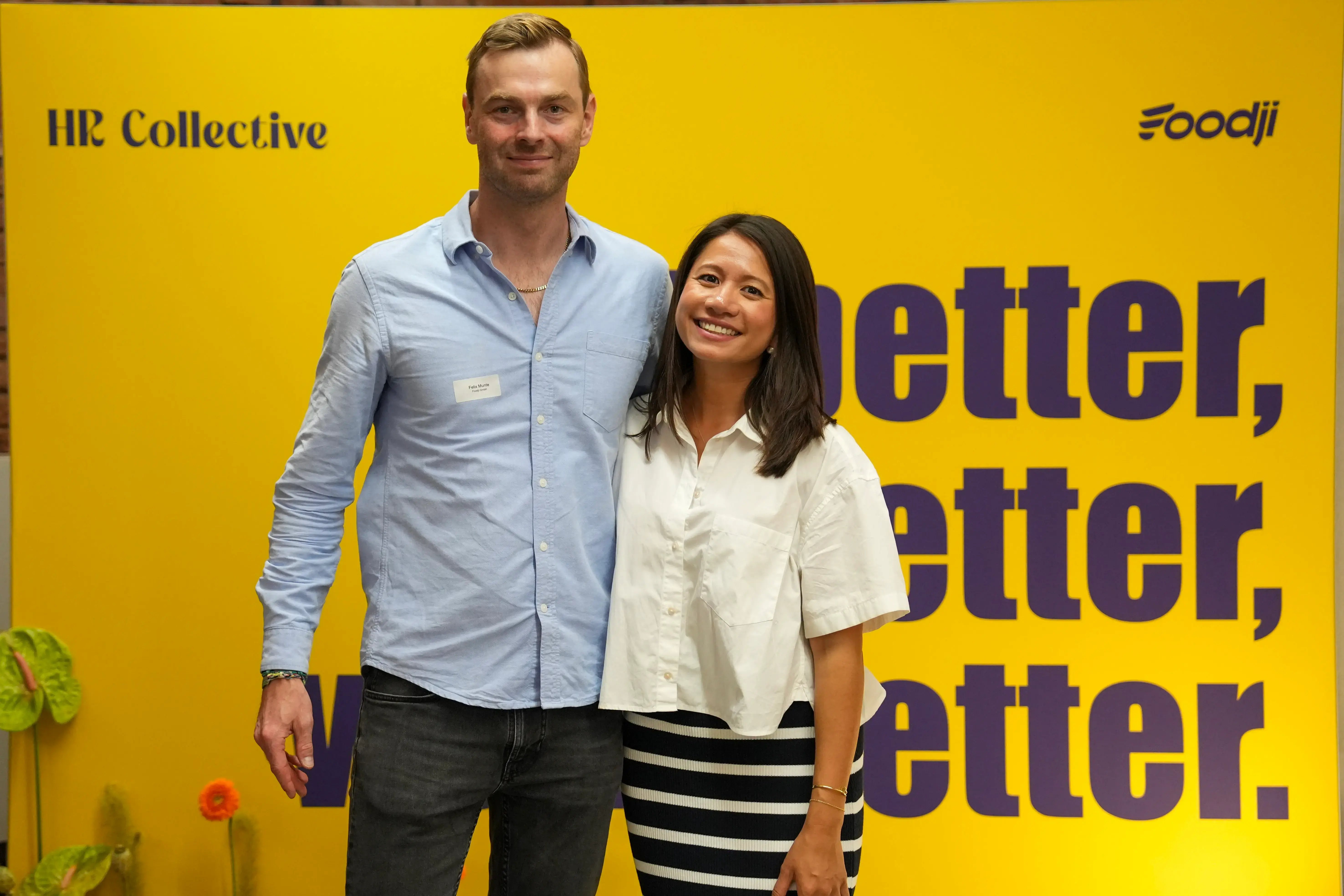 Felix Munte und Linh Grete bei HR Networking Event