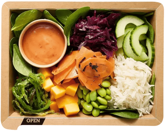 Poke Bowl mit Karottenlax Foodji