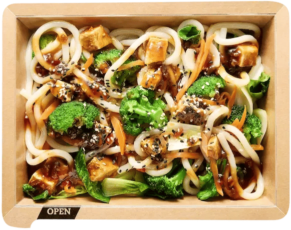 Udon Nudeln mit geräuchertem Tofu Foodji-1